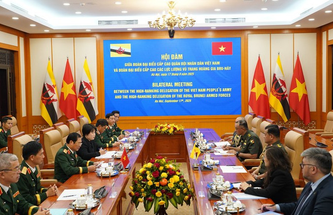   Quan hệ hợp tác giữa quân đội Việt Nam-Brunei ngày càng phát triển hiệu quả