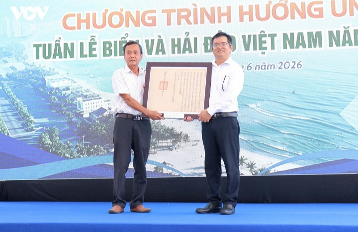 Nhà trưng bày Hoàng Sa tiếp nhận 7 sắc bằng triều Nguyễn tại Tuần lễ Biển và Hải đảo 2026