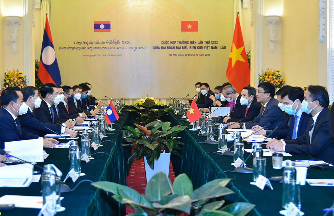 Cuộc họp thường niên XXXI giữa hai Đoàn đại biểu biên giới Việt Nam - Lào