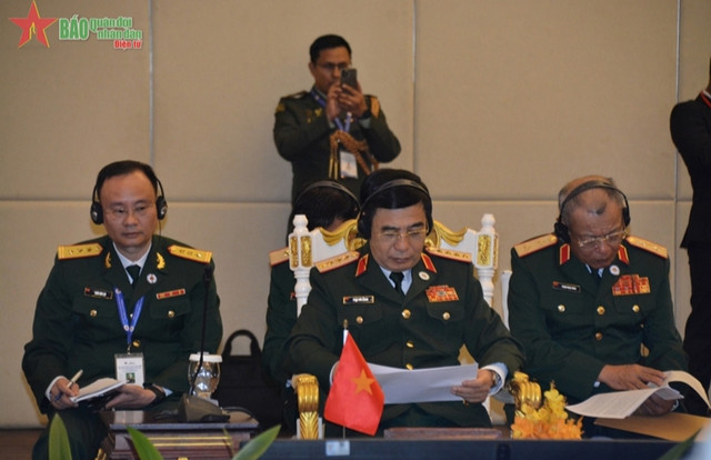 Đại tướng Phan Văn Giang dự Hội nghị ADMM tại Campuchia