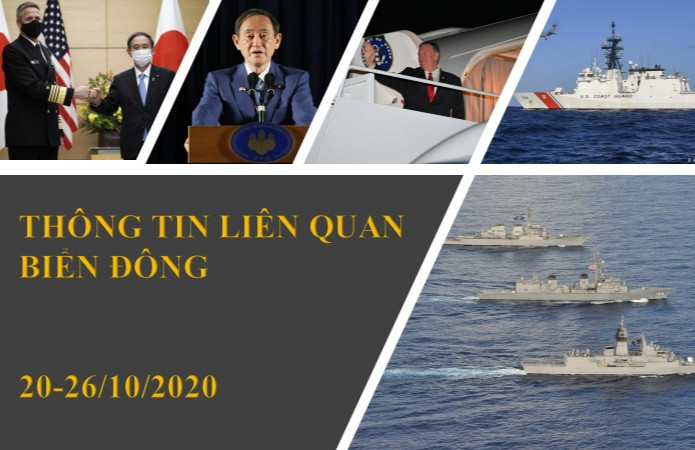 Thông tin liên quan Biển Đông từ 20-26/10/2020