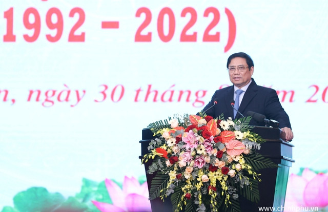 Thủ tướng dự lễ kỷ niệm 30 năm tái lập tỉnh Bình Thuận