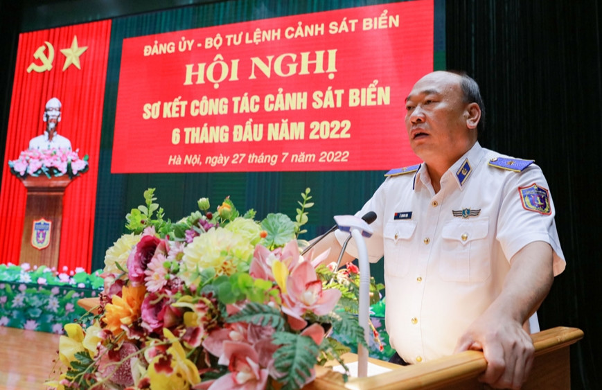 Hội nghị sơ kết công tác Cảnh sát biển 6 tháng đầu năm 2022