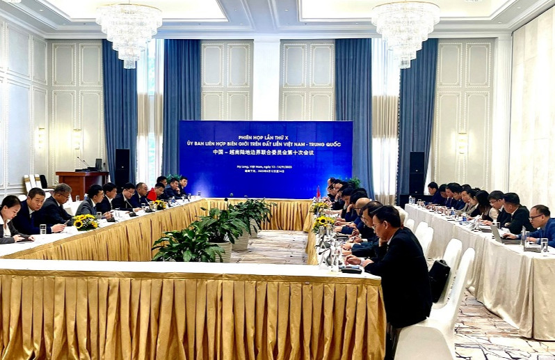 Phiên họp Vòng X Ủy ban liên hợp biên giới trên đất liền Việt Nam - Trung Quốc