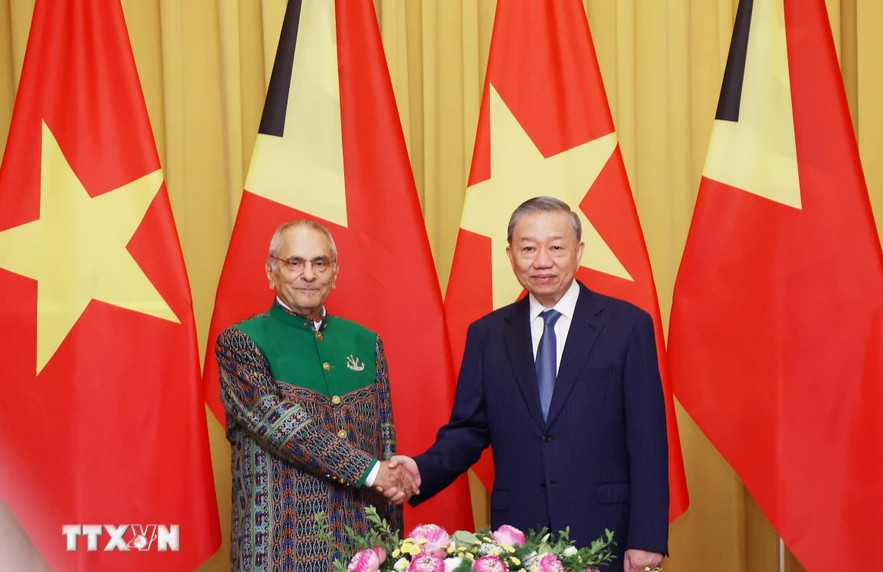 Chủ tịch nước Tô Lâm hội đàm với Tổng thống Timor-Leste Jose Ramos-Horta