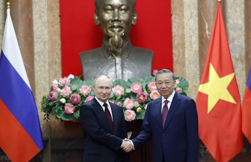 Chủ tịch nước Tô Lâm hội đàm với Tổng thống Liên bang Nga Vladimir Putin