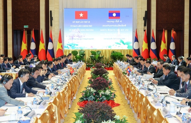 Kỳ họp lần thứ 45 Ủy ban liên Chính phủ về hợp tác song phương Việt Nam-Lào