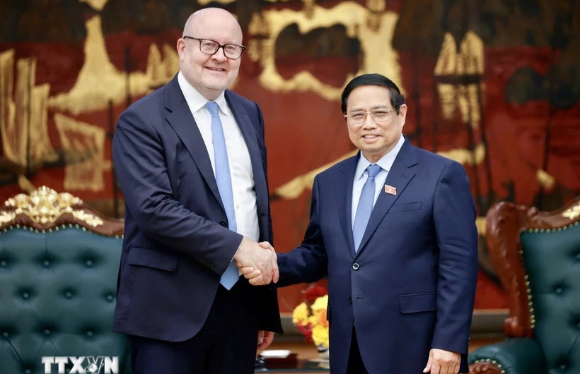 Thủ tướng Chính phủ Phạm Minh Chính tiếp Chánh án Tòa án quốc tế về Luật Biển Tomas Heidar