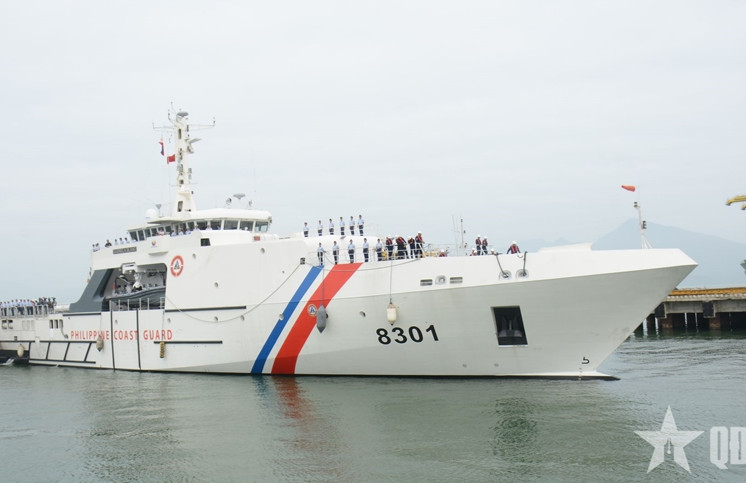 Tàu Lực lượng Bảo vệ bờ biển Philippines thăm TP Đà Nẵng
