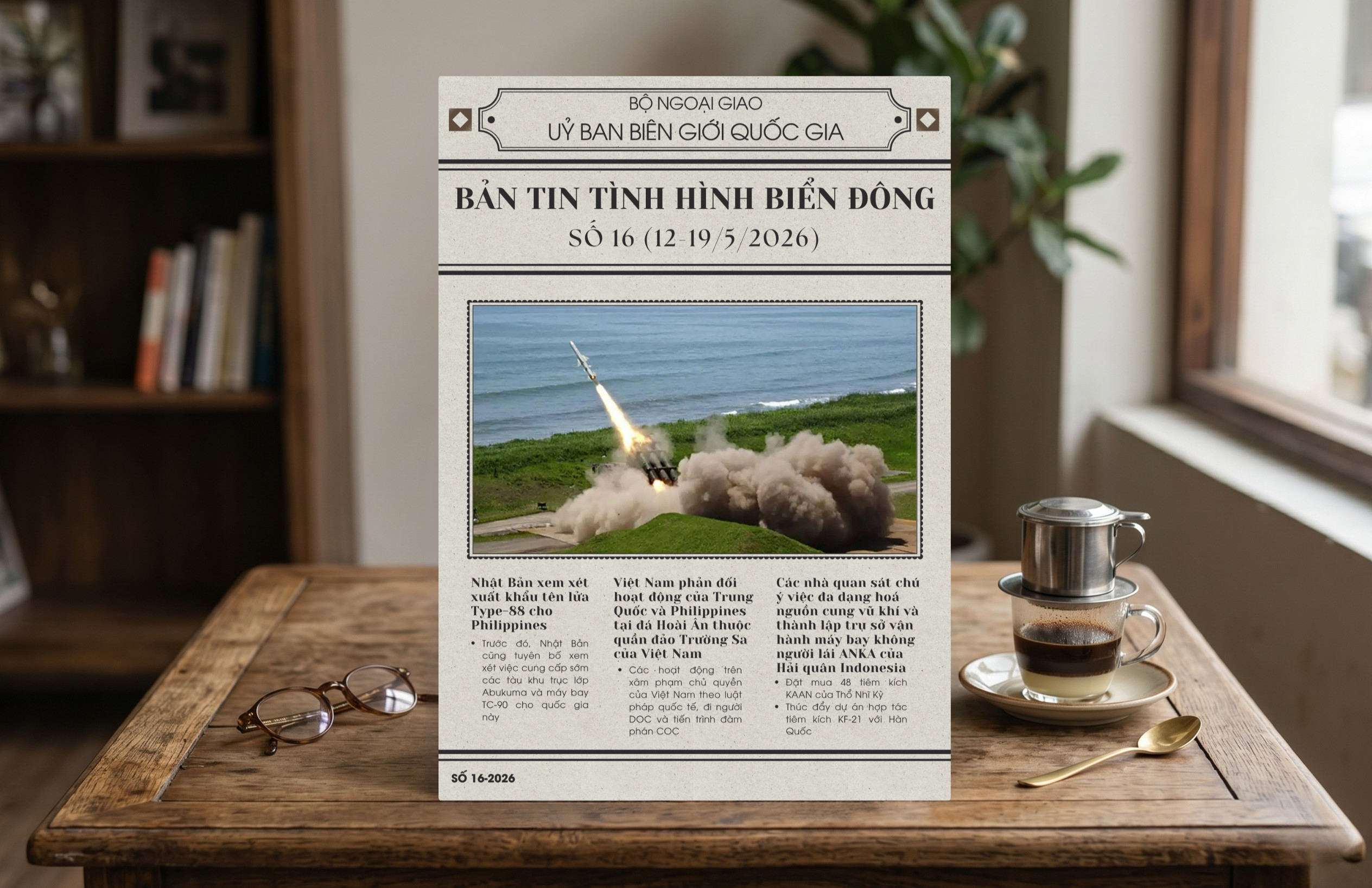 BẢN TIN TÌNH HÌNH BIỂN ĐÔNG NGÀY 12-19/5/2026 (SỐ 16)