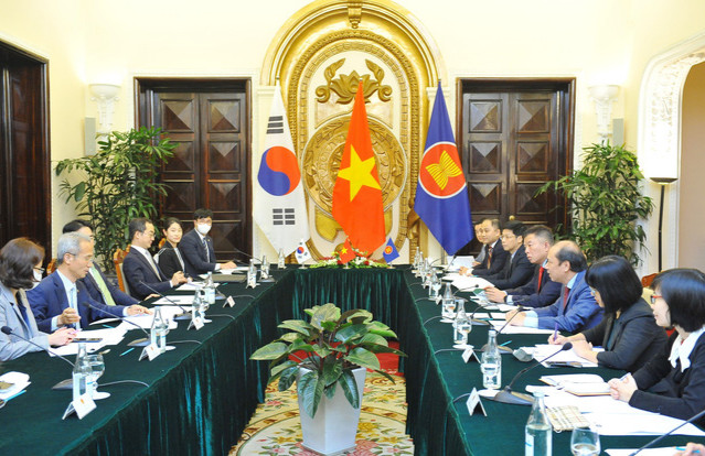 Tham vấn cấp Thứ trưởng giữa Việt Nam và Hàn Quốc về điều phối quan hệ ASEAN-Hàn Quốc giai đoạn 2021-2024