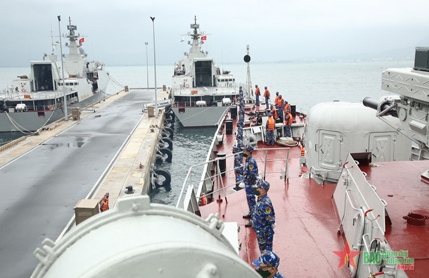 Tàu 012-Lý Thái Tổ lên đường tham gia diễn tập Hải quân ASEAN-Nga