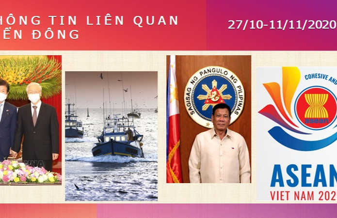 Thông tin liên quan Biển Đông từ 27/10-11/11/2020