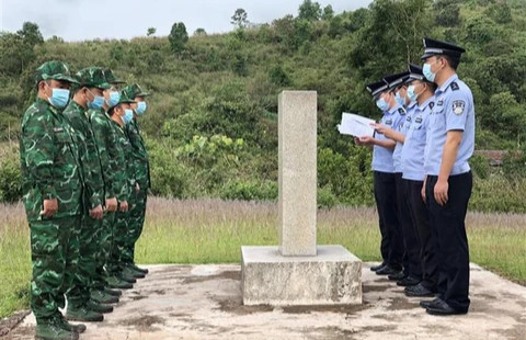Việc kiểm tra liên hợp biên giới trên đất liền Việt Nam-Trung Quốc được quy định ở đâu? 