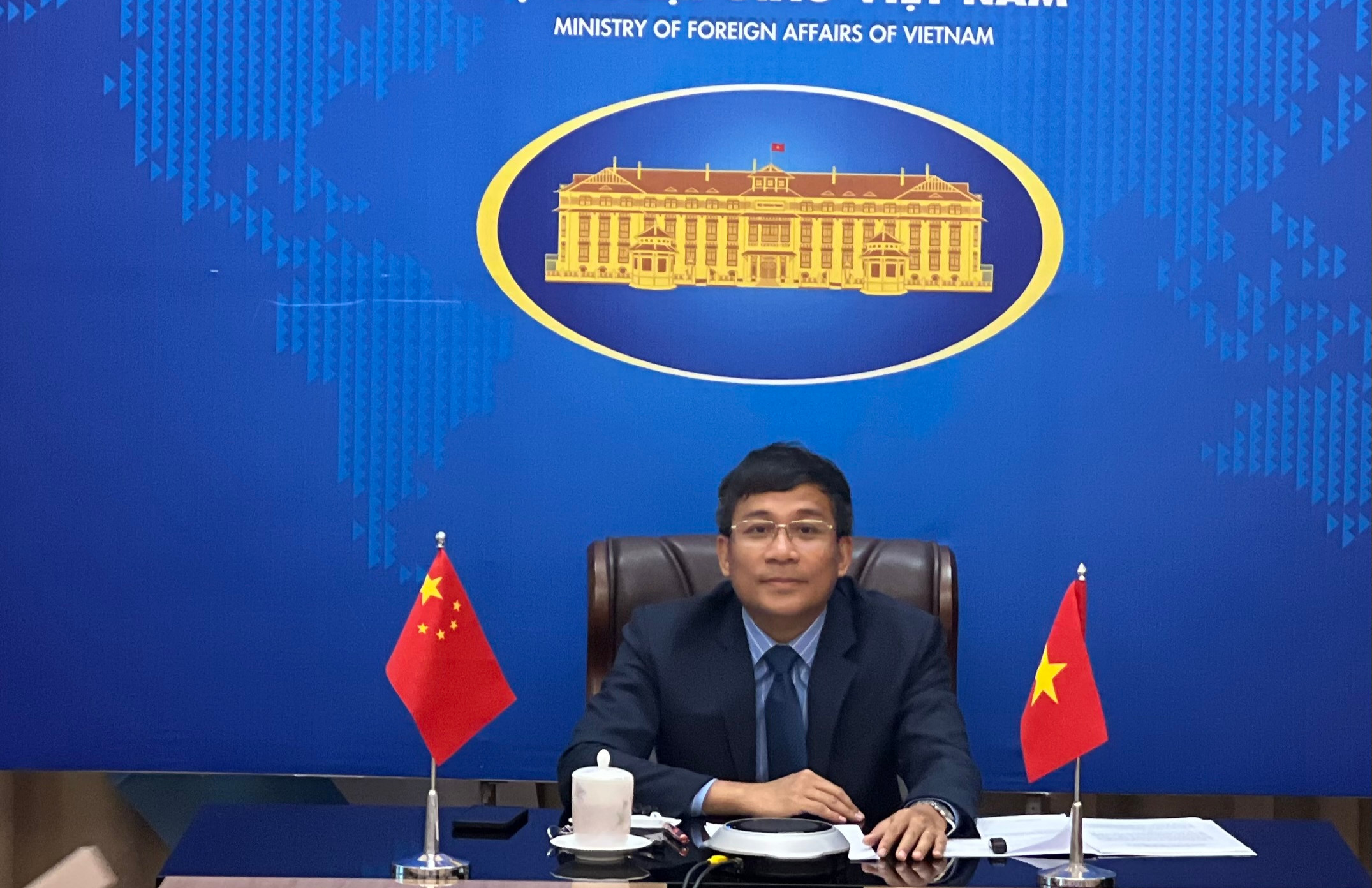 Hội đàm trực tuyến giữa hai Tổng Thư ký Ủy ban chỉ đạo hợp tác song phương Việt Nam - Trung Quốc