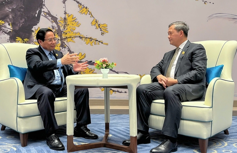 Thủ tướng Chính phủ Phạm Minh Chính gặp Thủ tướng Campuchia Hun Manet, Thủ tướng Malaysia Ibrahim Anwar