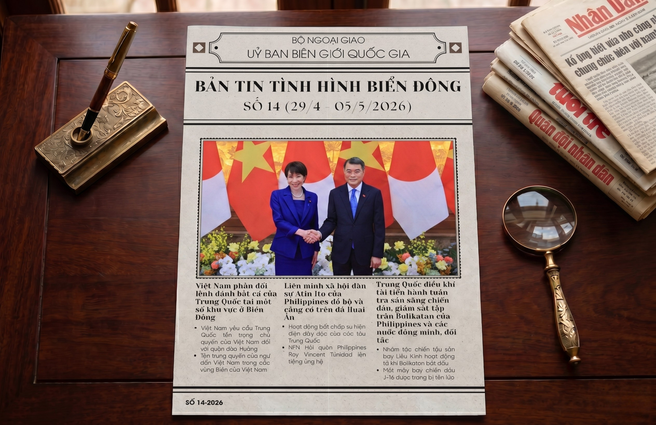 BẢN TIN TÌNH HÌNH BIỂN ĐÔNG NGÀY 29/4 - 05/5/2026 (SỐ 14)