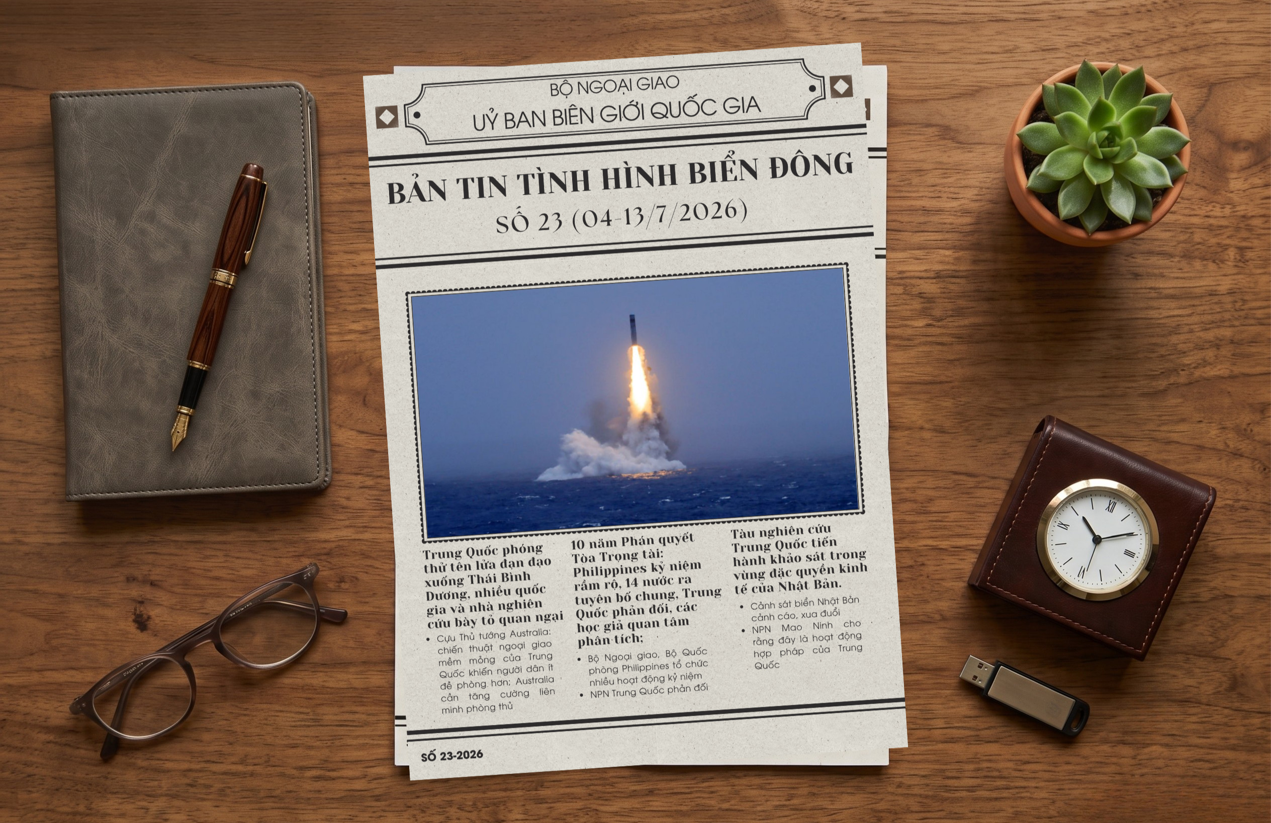 BẢN TIN TÌNH HÌNH BIỂN ĐÔNG NGÀY 04-13/7/2026 (SỐ 23)