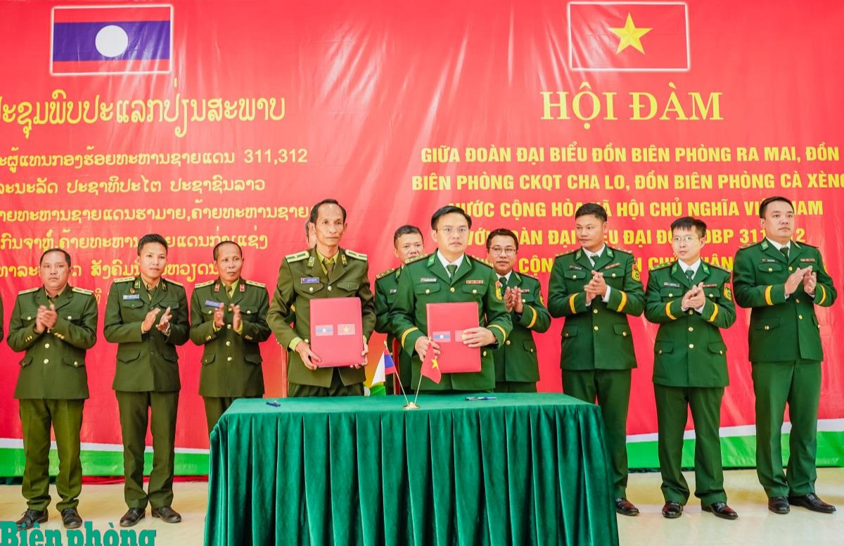 Hội đàm về quản lý, bảo vệ biên giới Việt Nam-Lào