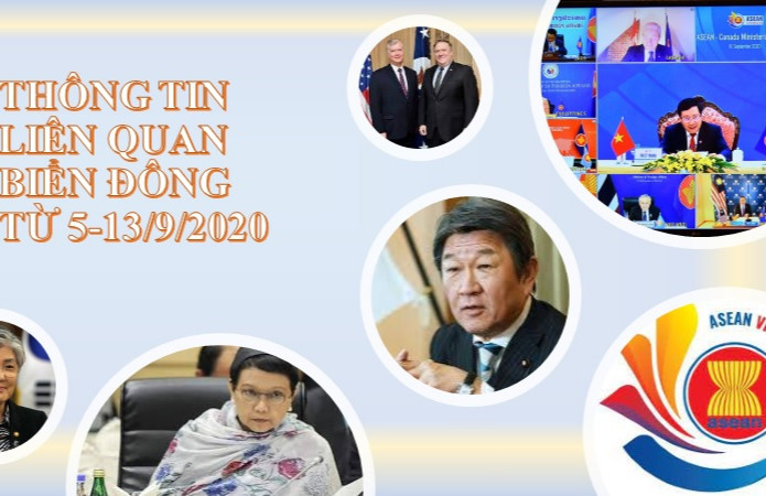 Thông tin liên quan Biển Đông từ 5-13/9/2020