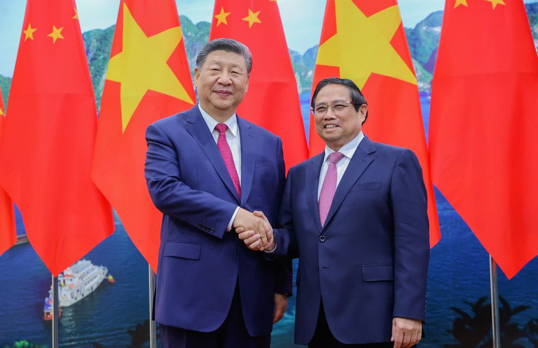 Thủ tướng Chính phủ Phạm Minh Chính hội kiến Tổng Bí thư, Chủ tịch nước Trung Quốc Tập Cận Bình