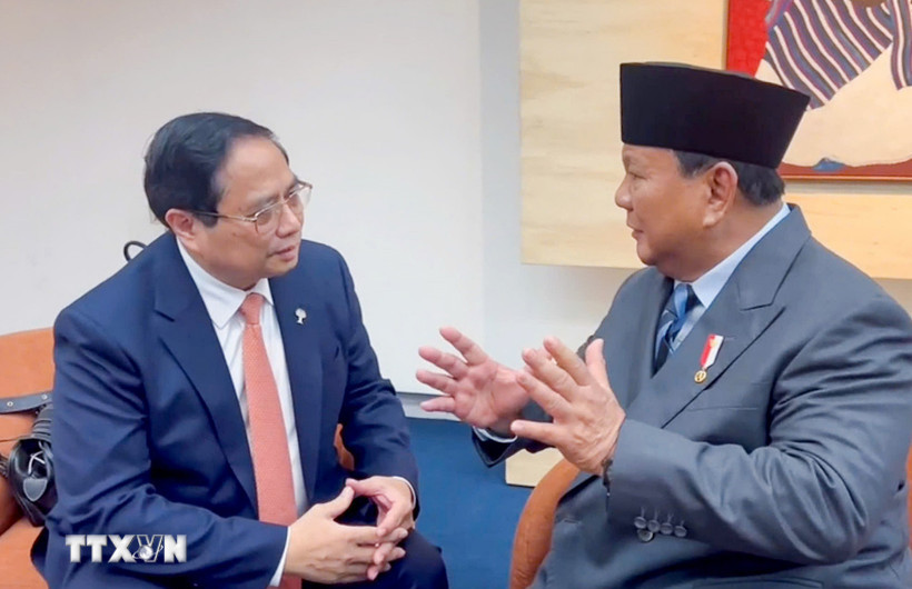   Thủ tướng Chính phủ Phạm Minh Chính gặp Tổng Thống Indonesia