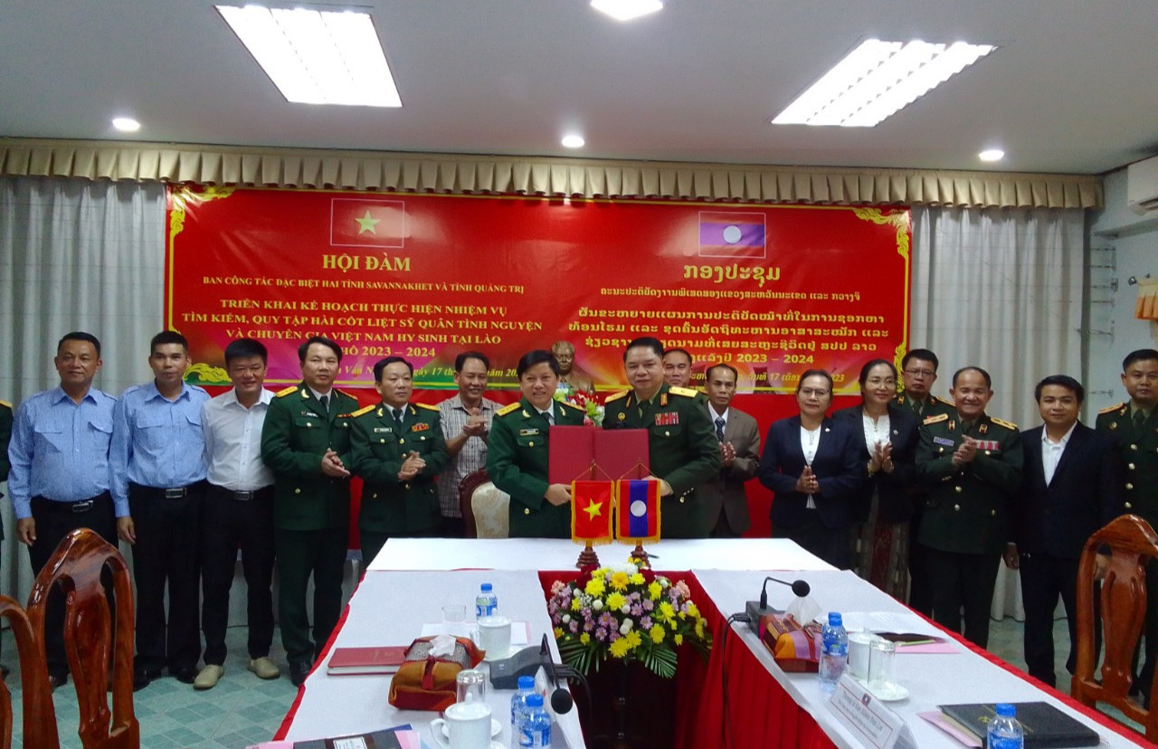 Hội đàm Ban Công tác đặc biệt 2 tỉnh Quảng Trị - Savannakhet