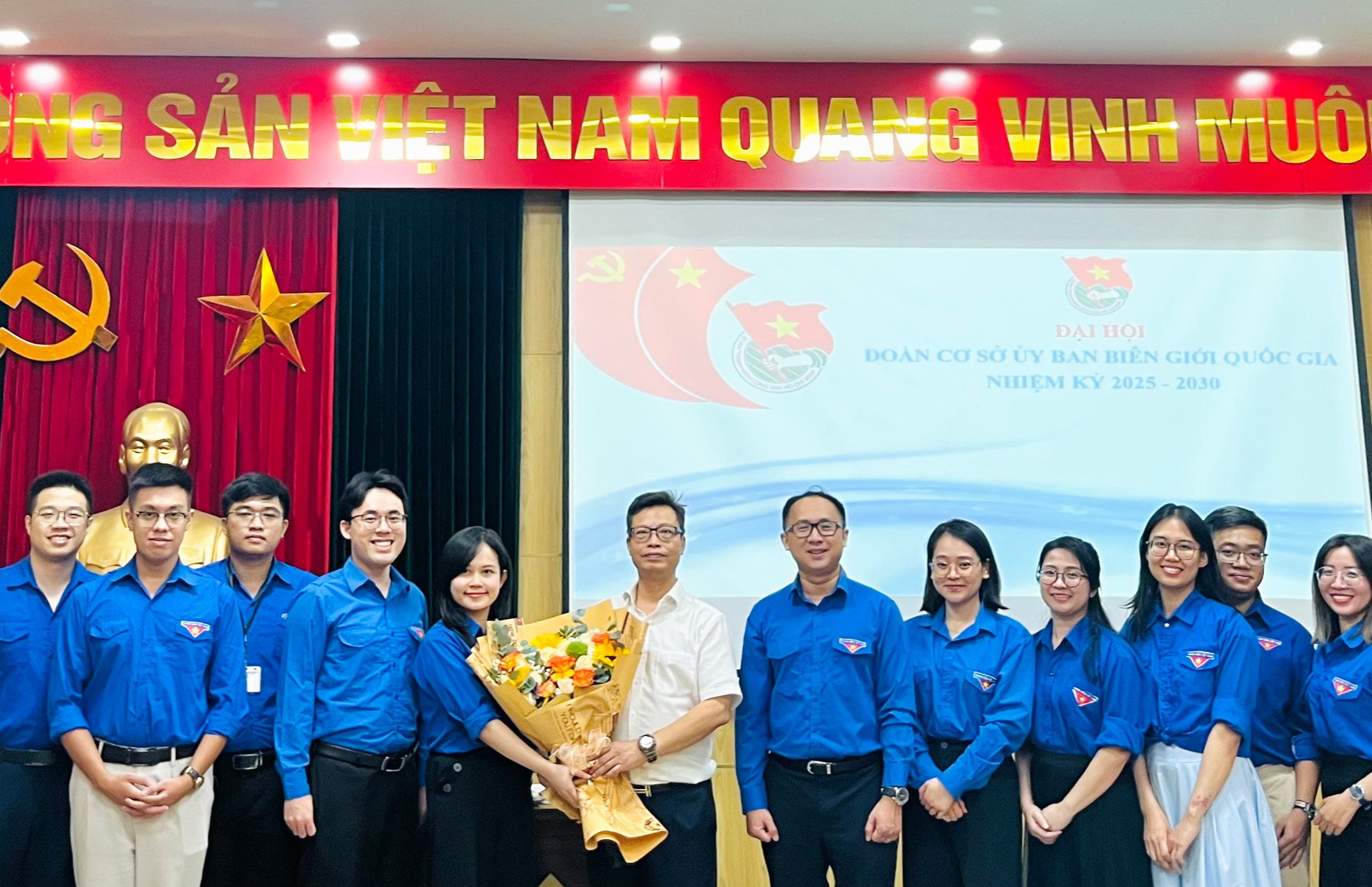 Đại hội Đoàn cơ sở Ủy ban Biên giới quốc gia nhiệm kỳ 2025 - 2030 thể hiện ý chí quyết tâm của thanh niên với công tác biên giới, lãnh thổ