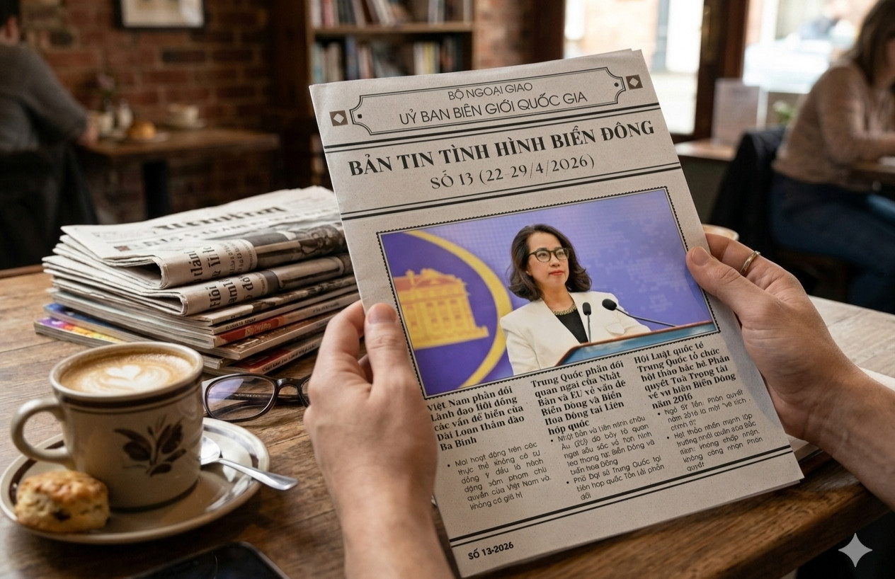BẢN TIN TÌNH HÌNH BIỂN ĐÔNG NGÀY 22-29/4/2026 (SỐ 13)