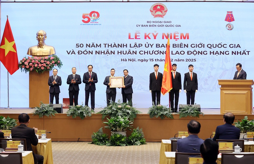 Ủy ban Biên giới quốc gia kỷ niệm 50 năm thành lập và đón nhận Huân chương Lao động hạng Nhất
